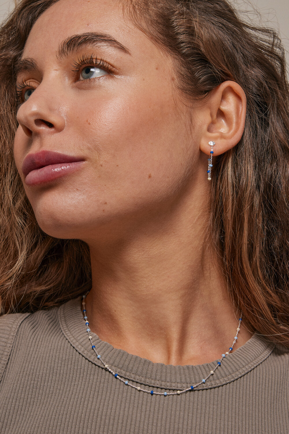 Lola øreringe - Marine